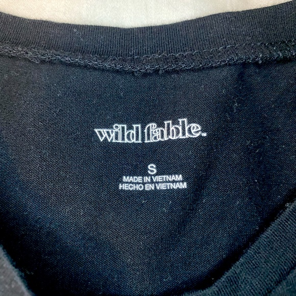 3 for $20 Small Basic Black Wild Fable Crop Top - Picture 2 of 3